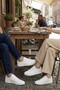 Pure Model Genuine Leather Handmade Casual White Unisex Sneaker Shoes - 5