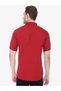 Men Maroon Linen Blend Short Sleeve Shirt - 3