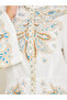 Women Placement Print Jalabiya with Pearl Embellishment - 4