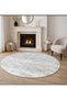 Horizon Round Decorative Modern Soft Thick Textured Embossed Carpet Runner