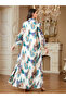 Women Floral Printed Embellished Jalabiya - 6