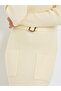 Women Knit Maxi Sweater Dress with Belt - 3