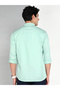 Men Green Cotton Twill Shirt - 3