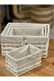 سلال تخزين لون ابيض White Storage Baskets