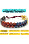 Certified Capricorn Zodiac Sign Natural Stone Double Row Macrame Bracelet - 4