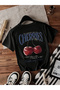 Unisex My Friends Are My Cherries Double-Sided Design Basic Regular T-Shirt 100% Cotton - 2