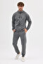 Compact Cotton Comfort Fit Men's Hooded Tracksuit Set Ally-3042 - 6