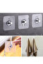 4 Pieces of Super Strong No-Punch Adhesive Frame Hangers, Non-Marking Wall Hooks with Screws and Nails - 5