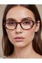 Joe Oval Leopard Color Small Size Popular Blue Light Protection Blue Block Transparent Screen Glasses - 2