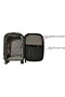 With Safety Straps - Waterproof Fabric - 4 Wheels - with Bellows - Very Lightweight - 3 Piece Suitcase Set - 4