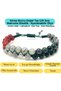 Certified Scorpio Zodiac Natural Stone Double Row Macrame Bracelet