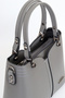 Dona Leather 3-Compartment Medium Shoulder Bag, Women's Shoulder Bag, Women's Black Bag, Casual Women's Bag - 2
