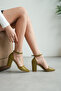 Prenses Yag Green Patent Leather High Heels