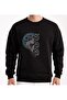 Sweatshirt Crew Neck Viking Design Relax Fit