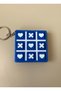 Moving Tic Tac Toe Game Keychain - Valentine's Day Special Xox Game with Heart Detail - 3