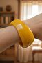 Yellow Color Bone Mica Bracelet - 3