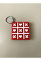 Moving Tic Tac Toe Game Keychain - Valentine's Day Special Xox Game with Heart Detail - 3