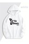 Lover Couple Combination Hoodie Set His Beauty Her Beast Printed Unisex Oversize 3 Thread White - 2