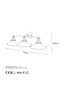 Stylish Furred Black Sconce Wall Lamp E27 Compatible 75X20X27 cm Living Room Bedroom - 6