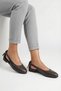 Brown Women's Ballet Flats, Classic, Stylish, Casual, Orthopedic Insole, Lightweight Sole, Open Back Women's Sandals - 7