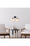 Stylish Metal Body Sconce with Black Fuzz, E14 Compatible for Entrance and Library - 4