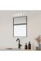 Bright White Metal Sconce E27 Wall Lighting 60X10X10 cm Living Room and Library - 2
