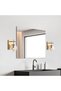 Zahar Stylish Glass Single Pendant Chandelier Shiny Gold for Entrance and Living Room E14 - 4