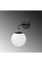 Black Metal Sconce Wall Lamp with Tufts E14 15X21X27 cm Living Room and Bedroom Lighting - 5