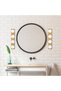 Stylish Metal Body Rustic 4-Piece Sconce E27 Compatible Living Room and Children's Room - 3