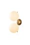 Shiny Gold Metal Sconce Wall Lamp with G9 Socket 42X20X27 cm Living Room Lighting - 5