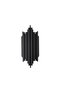 Modern Metal Body Sconce in Glossy Black, E14 Compatible for Reading Corner and Entrance - 2
