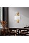 Stylish Shiny Gold Lampshade Headlight Lighting Compatible with E14 for Living Room and Bedroom