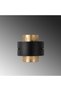 Noctra Stylish Black Metal Sconce Wall Lamp E27 Compatible 10X21X16 cm Living Room Lighting - 6