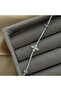 316L Steel/Zircon Stone/Silver Clover Bracelet/Does Not Tarnish