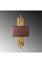 Bright Gold Metal Sconce Wall Lamp E27 Compatible Bedroom and Living Room Lighting - 5