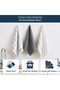tton Kitchen Towels and Dish Cloths Set, 6-Pack – Absorbent, Quick-Drying Dish Towels - 3