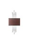 Axis 15123 Chrome Metal Sconce Wall Lamp E27 Compatible 10X21X16 cm Living Room and Bedroom - 6