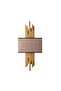Minimal Shiny Gold Lampshade Head Lighting E14 Compatible for Living Room and Bedroom - 4