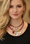 Burgundy Color Double Necklace - 2