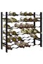 Wine Rack for 36 Bottles Black Iron - 2