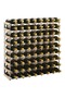 Wine Rack for 72 Bottles Solid Pinewood