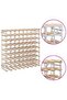 Wine Rack for 72 Bottles Solid Pinewood - 7