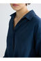 Vizyon New Season Oversized Modal Blended Women's Shirt - 5