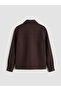 Brown Regular Fit Men's Cashmere Shirt Jacket - 6