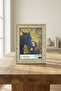 Decorative Luxury Antique 13X18 Light Cream Footed Plastic Photo Frame