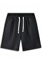 Men's Combed Cotton Pocketed Lace-Up Shorts