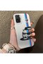 Xiaomi Poco M5S Compatible Silicone Edge Hard Back Anti-Fall Phone Case Bmw Patterned