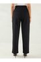 Women Black Wide Leg Trousers - 6