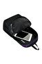 Unisex Black Purple Large Volume Backpack Suitable for Daily and School Use - 6