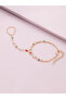 Multi-Stone Hand Chain Ring Bracelet - 2